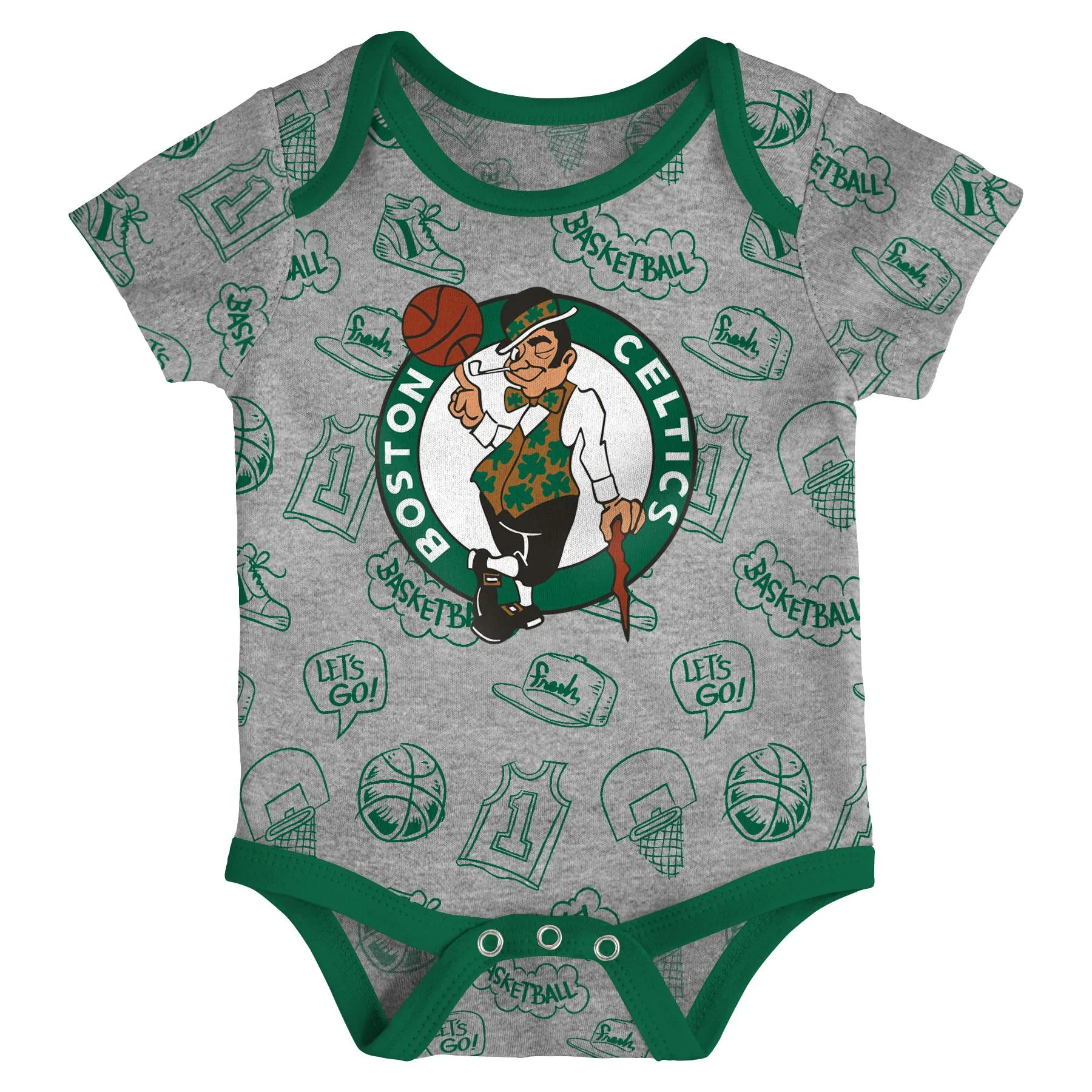 Celtics Trifecta 3 Pack Bodysuit Set