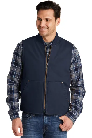 CornerStone Washed Duck Cloth Black Vest CSV40 